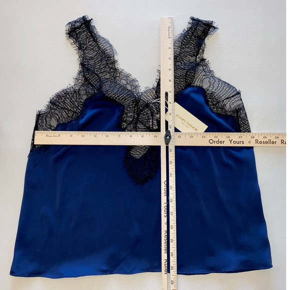 BLUE LACE SLIK TOP RAMY BROOK SIZE SMALL NWT - Picture 3 of 5